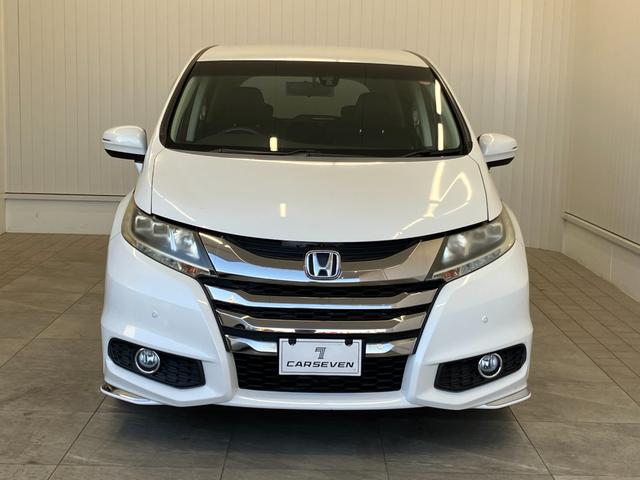 オデッセイ アブソルート 修復歴無し ワンオーナー車両 車検整備付 純正メモリナビ Bluetooth バックカメラ LEDオートライト 両側電動スライドドア ETC 純正17インチアルミホイール クルーズコントロール(2枚目)