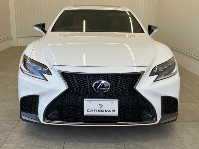 ＬＳ ＬＳ５００ｈ　Ｆスポーツ　ムーンルーフ　赤シート　Ｍａｒｋ　Ｌｅｖｉｎｓｏｎ　運転／助手席／リアシート・ステアリングヒーター　運転／助手席ベンチレーション　デジタルインナーミラー　ヘッドアップディスプレイ　全方位カメラ（2枚目）