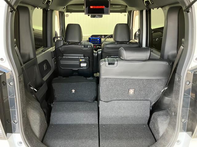 タント カスタムRSセレクション ツートンカラー 1オーナー車 修復歴無 純正ナビ・12.8インチリアモニター・ドラレコ・15インチアルミ rosso modelloマフラー シートカバー 全方位カメラ 障害物センサ 追従型クルコン(52枚目)