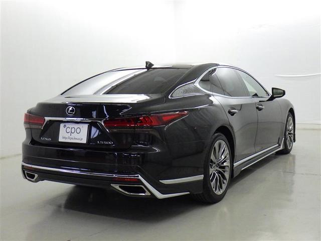 ＬＳ ＬＳ５００　Ｉパッケージ　２０インチアルミホイール　ムーンルーフ　本革シート　純正前後ドライブレコーダー　モデリスタエアロ　衝突被害軽減ブレーキ　ペダル踏み間違い時加速抑制装置　パノラミックビューモニター（5枚目）