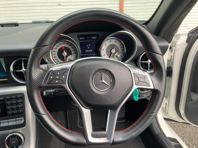 SLK SLK200MT AMGスポーツパッケージ 6速マニュアル/AMGスポーツパッケージ/純正ナビ/TV/ETC/レザーシート/シートヒーター/オートライト/純正18インチホイール/電動オープン/禁煙車/スペアキー(39枚目)