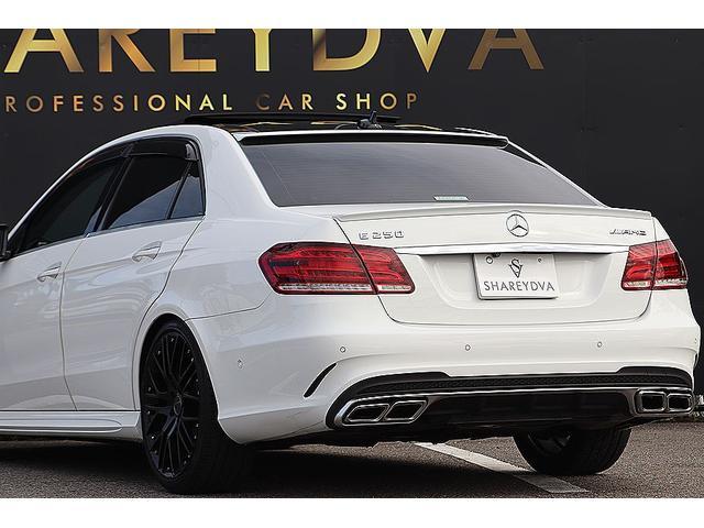 Eクラス E250 アバンギャルド パナメリカーナグリル AMG4本出しマフラー(カッター) AMGリアディフューザー カーボンサイドミラー カールソン20インチAW 360度カメラ ETC レーダーセーフティPKG ルーフスポイラー(17枚目)
