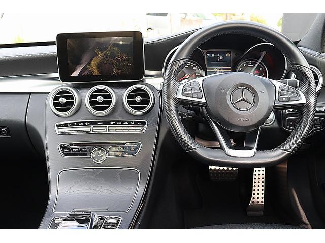 Cクラス C250スポーツ パナメリカーナグリル AMG63カスタムバンパー AMGリヤディフューザー AMGマフラー(カッター) AMGtype20インチクロススポークAW トランクスポイラー パノラミックスライディングルーフ(33枚目)