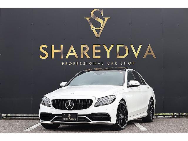 Cクラス C250スポーツ パナメリカーナグリル AMG63カスタムバンパー AMGリヤディフューザー AMGマフラー(カッター) AMGtype20インチクロススポークAW トランクスポイラー パノラミックスライディングルーフ(64枚目)