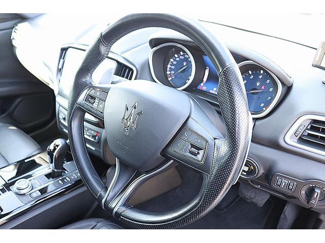 ギブリ ベースグレード　限定車スカテナート　ブルーブレーキキャリパー　２１インチＦｏｒｇｅｄアルミ　カーボントランクスポイラー・ドアミラー・グリル　車高調　シートヒーター　ピアノブラックトリム　ＡｐｐｌｅＣａｒＰｌａｙ（36枚目）