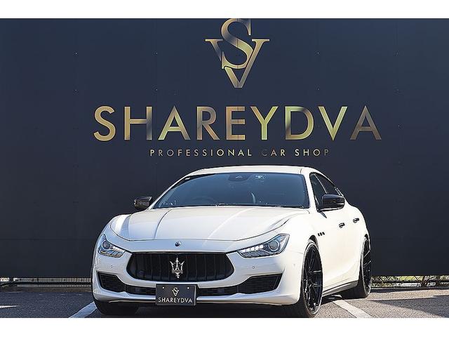 ギブリ ベースグレード　限定車スカテナート　ブルーブレーキキャリパー　２１インチＦｏｒｇｅｄアルミ　カーボントランクスポイラー・ドアミラー・グリル　車高調　シートヒーター　ピアノブラックトリム　ＡｐｐｌｅＣａｒＰｌａｙ（67枚目）