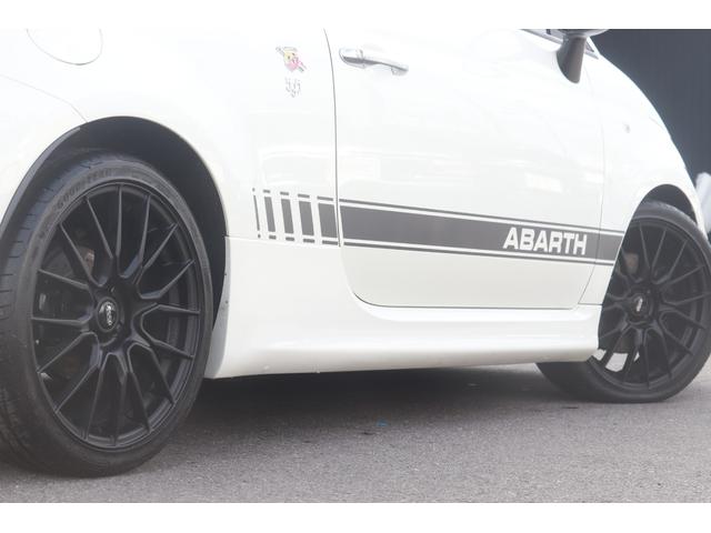 アバルト595 ツーリズモ ASSO17インチAW/タイベルWP交換済み(R7.3)/社外ナビ/地デジ/Bカメラ/赤革/ドラレコ(9枚目)