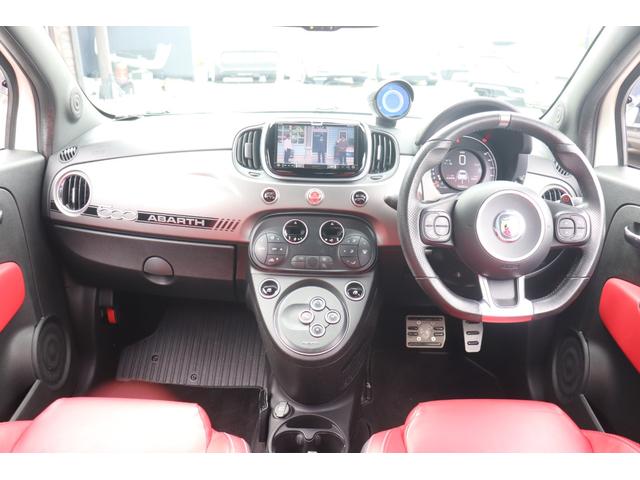 アバルト595 ツーリズモ ASSO17インチAW/タイベルWP交換済み(R7.3)/社外ナビ/地デジ/Bカメラ/赤革/ドラレコ(13枚目)