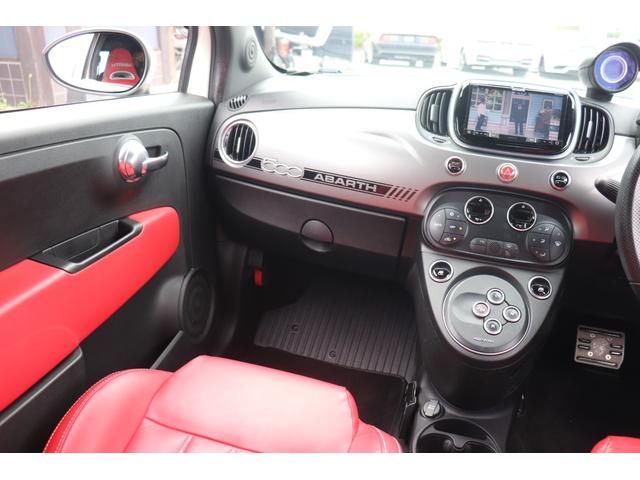 アバルト595 ツーリズモ ASSO17インチAW/タイベルWP交換済み(R7.3)/社外ナビ/地デジ/Bカメラ/赤革/ドラレコ(49枚目)