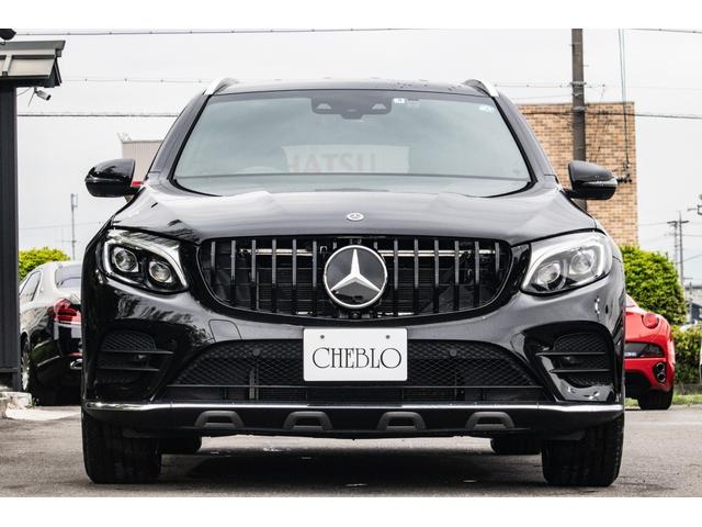 ＧＬＣ２２０ｄ　４マチックスポーツ　オブシディアンブラック／社外パナメリカーナグリル／レーダーセーフティＰＫＧ／社外サイドステップ／３６０度カメラ／ＡＭＧ１９ｉｎ／ハーフレザーシート／シートヒーター／地デジ／レーダー探知機／ドラレコ／(5枚目)