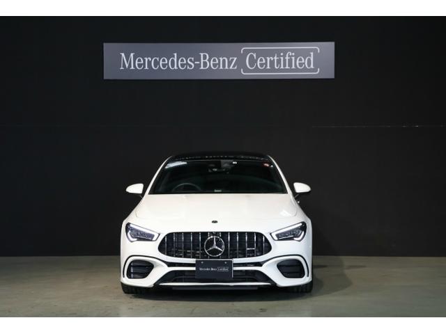 ＣＬＡ４５　Ｓ　４マチック＋　レーダーセーフティパッケージ　ＡＭＧアドバンスドパッケージ　パノラミックスライディングルーフ　ヘッドアップディスプレイ　３６０°カメラ　ＭＢＵＸインテリア・シスタント　正規認定中古車(2枚目)