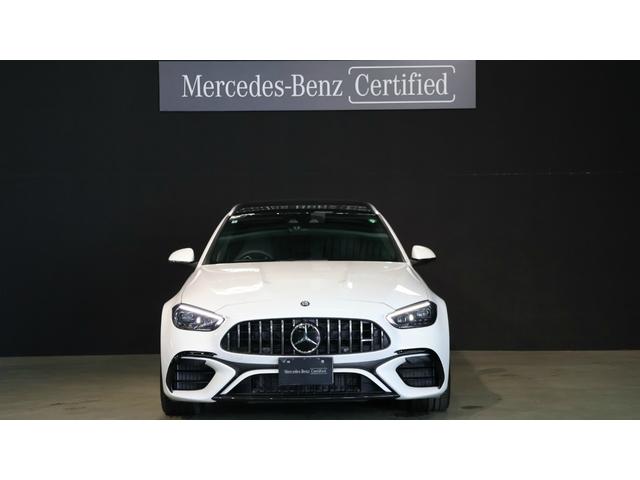 Ｃクラスステーションワゴン Ｃ６３　Ｓ　Ｅ　パフォーマンス　ステーションワゴン　レーダーセーフティＰ　ＡＭＧパフォーマンスＰ　ＡＭＧカーボンＰ　パノラミックＳ／Ｒ　ＭＢＵＸ　ＡＲナビゲーション　ヘッドアップディスプレイ　Ｂｕｒｍｅｓｔｅｒ３Ｄサウンドシステム　正規認定中古車（2枚目）