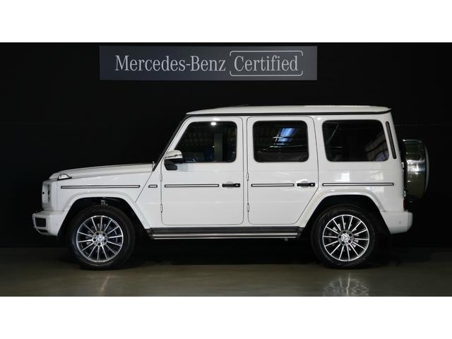 Gクラス G400d AMGライン レーダーセーフティP アダプティブダンピングシステム ラグジュアリーP ガラスS/R Burmesterサラウンドサウンドシステム 本革巻スポーツステアリング 360°カメラシステム 正規認定中古車(3枚目)