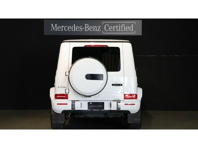 Gクラス G400d AMGライン レーダーセーフティP アダプティブダンピングシステム ラグジュアリーP ガラスS/R Burmesterサラウンドサウンドシステム 本革巻スポーツステアリング 360°カメラシステム 正規認定中古車(5枚目)