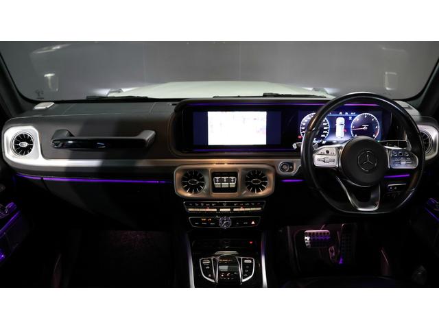 Gクラス G400d AMGライン レーダーセーフティP アダプティブダンピングシステム ラグジュアリーP ガラスS/R Burmesterサラウンドサウンドシステム 本革巻スポーツステアリング 360°カメラシステム 正規認定中古車(6枚目)