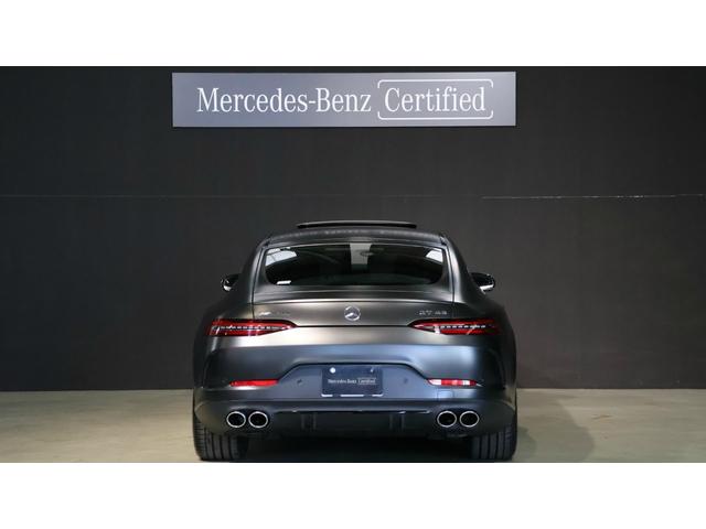 GT 4ドアクーペ 43 4マチック+ ライドコントロール+パッケージ Burmesterサウンド エアバランスP ヘッドアップディスプレイ 360°カメラ AMG RIDE CONTROL+エアサス SR AMGパフォーマンスステアリング AMG20インチAW(5枚目)