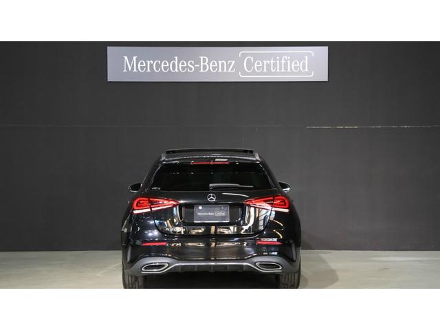 Aクラス A200d AMGラインパッケージ レーダーセーフティP パノラミックS/R アドバンスドP AMGレザーエクスクルーシブP ヘッドアップディスプレイ 360°カメラシステム アダプティブハイビームアシストプラス ETC 正規認定中古車(5枚目)