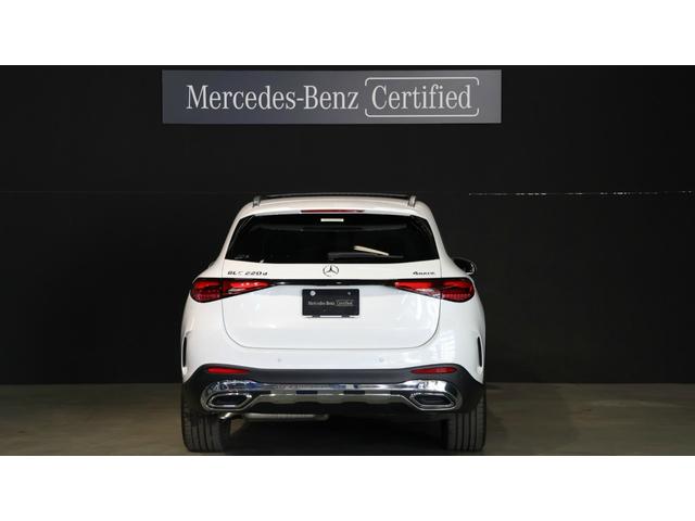 ＧＬＣ ＧＬＣ２２０ｄ　４マチック　ＡＭＧラインパッケージ　レーダーセーフティＰ　パノラミックＳ／Ｒ　後席シートヒーター　ＭＢＵＸ　ＡＲナビゲーション　アダプティブハイビームアシストプラス　アンビエントライトプレミアム　プライバシーガラス　正規認定中古車（5枚目）