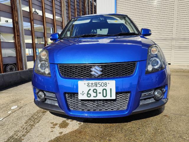 スイフト スポーツ　モンスターＣＰＵ　モンスターリアスポイラー　ＢＬＩＴＺ車高調　ＥＴＣ　ディスプレイオーディオ社外シフトノブ　ＡＭＥ　ＴＲＡＣＥＲ１６インチアルミホイール　ＰＯＴＥＮＺＡ　ＲＥ００４　１９５／５０－１６（2枚目）