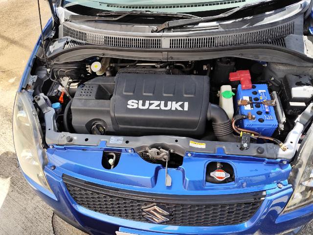 スイフト スポーツ　モンスターＣＰＵ　モンスターリアスポイラー　ＢＬＩＴＺ車高調　ＥＴＣ　ディスプレイオーディオ社外シフトノブ　ＡＭＥ　ＴＲＡＣＥＲ１６インチアルミホイール　ＰＯＴＥＮＺＡ　ＲＥ００４　１９５／５０－１６（29枚目）