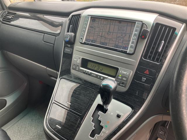 アルファードＶ ＡＳ　ＨＤＤナビ地デジＴＶ　バックカメラ　両側パワースライドドア　ＥＴＣ　リアフリップダウンモニター　タイミングチェーン　スマートドアロック　８人乗り　Ｗエアコン　キセノンヘッドライト（9枚目）