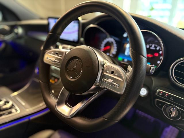 Cクラス C200アバンギャルド AMGライン レーダーセーフティPKG ドラレコ ARTICO革シート AMG18インチAW 純正ナビTV バックカメラ AppleCarplay エアサス パークトロニック キーレスゴー パワーシート 禁煙車(12枚目)