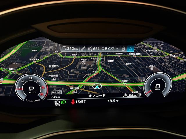 Ａ６ ４０ＴＤＩクワトロスポーツ　Ｓラインパッケージ　ＯＰ２１インチＡＷ　パワークロージングドア　バルコナレザースポーツシート　ワイヤレスチャージ　前後ドラレコ　ＭＭＩナビＴＶ　３６０度カメラ　ＨＤマトリクスＬＥＤライト　電動トランク　１オーナー　禁煙車（15枚目）