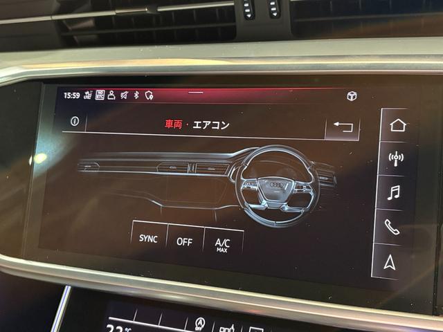 Ａ６ ４０ＴＤＩクワトロスポーツ　Ｓラインパッケージ　ＯＰ２１インチＡＷ　パワークロージングドア　バルコナレザースポーツシート　ワイヤレスチャージ　前後ドラレコ　ＭＭＩナビＴＶ　３６０度カメラ　ＨＤマトリクスＬＥＤライト　電動トランク　１オーナー　禁煙車（26枚目）