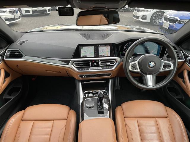 4シリーズ 420iクーペ Mスポーツ 認定中古車 2年保証付 コニャック色皮シート ACC 純正ナビ 全周囲カメラ 純正18インチAW パワーバックドア 前席シートヒーター LEDヘッドライト Apple CarPlay(2枚目)