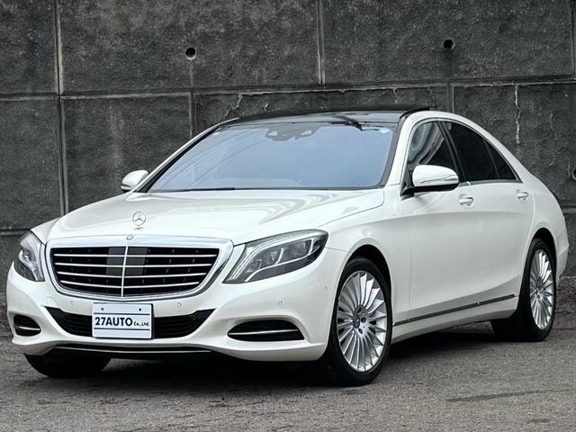 Ｓクラス Ｓ４００ハイブリッド　エクスクルーシブ　レーダーセーフティ・ディーラー整備記録・黒革シート・シートヒーター／クーラー・マッサージ機能付き・イージークローザー・ブルメスター・３６０°カメラ・パノラマサンルーフ・ＡＣＣ・純正１９インチＡＷ（2枚目）