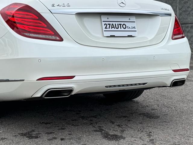 Ｓクラス Ｓ４００ハイブリッド　エクスクルーシブ　レーダーセーフティ・ディーラー整備記録・黒革シート・シートヒーター／クーラー・マッサージ機能付き・イージークローザー・ブルメスター・３６０°カメラ・パノラマサンルーフ・ＡＣＣ・純正１９インチＡＷ（29枚目）