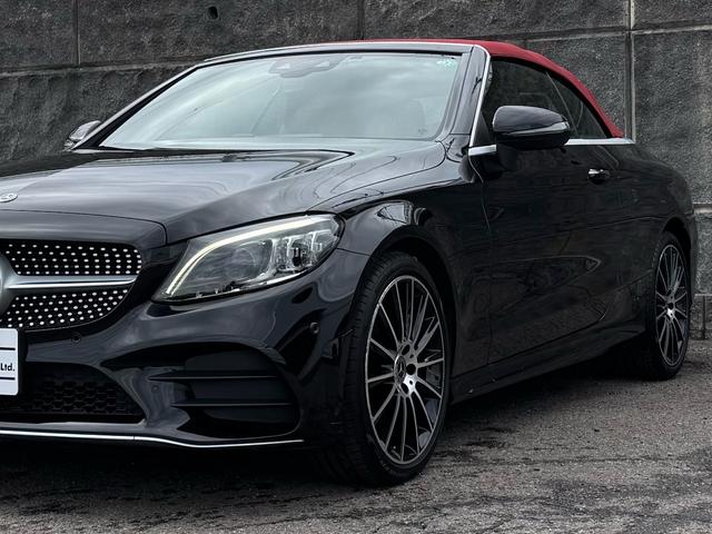 Cクラス C180カブリオレスポーツ レザーエクスクルーシブパッケージ/ワンオーナー/後期型/赤革シート/赤幌/電動オープン/レーダーセーフティ/ACC/アンビエントライト/シートヒーター/HUD/LEDヘッド/純正19インチAW(14枚目)