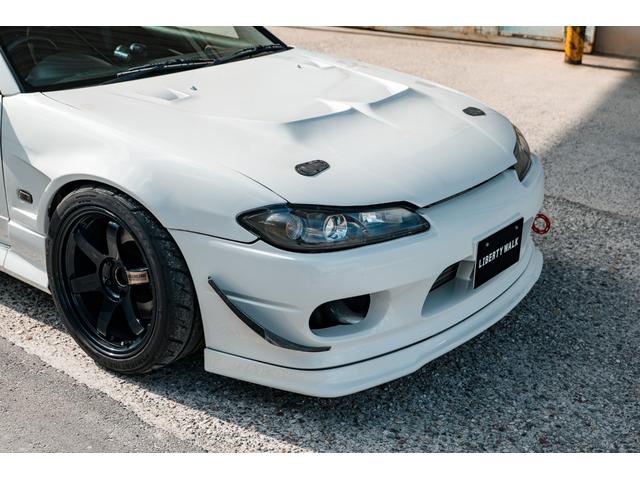 シルビア スペックRエアロ BRIDEシート SARDラジエーター X-TREMEワイドフェンダー CUSCOタワーバー HKSマフラー HKS車高調 R33キャリパー Defi追加メーター ブーストコントローラー(12枚目)