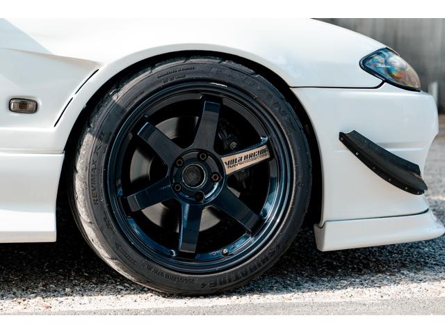 シルビア スペックRエアロ BRIDEシート SARDラジエーター X-TREMEワイドフェンダー CUSCOタワーバー HKSマフラー HKS車高調 R33キャリパー Defi追加メーター ブーストコントローラー(17枚目)