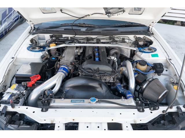 シルビア スペックRエアロ BRIDEシート SARDラジエーター X-TREMEワイドフェンダー CUSCOタワーバー HKSマフラー HKS車高調 R33キャリパー Defi追加メーター ブーストコントローラー(56枚目)