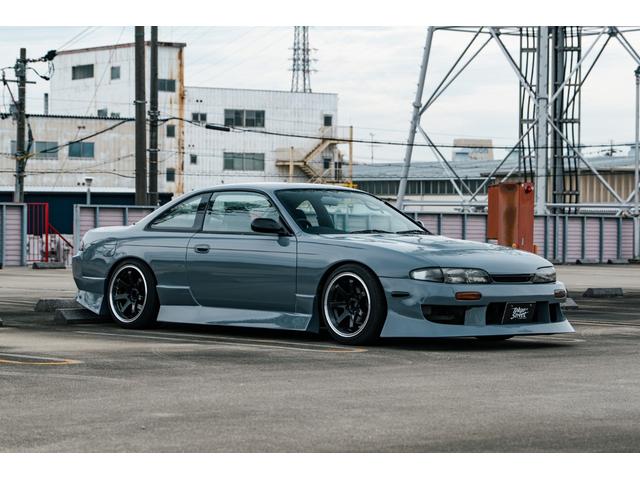 シルビア K’s 社外エアロ(F/S/R)Sparcoステアリング FRPボンネット HKSエアクリ 社外砲弾マフラー RGパワーラジエーター クスコ車高調 ORIGIN 17inchAW ADVANタイヤ(2枚目)