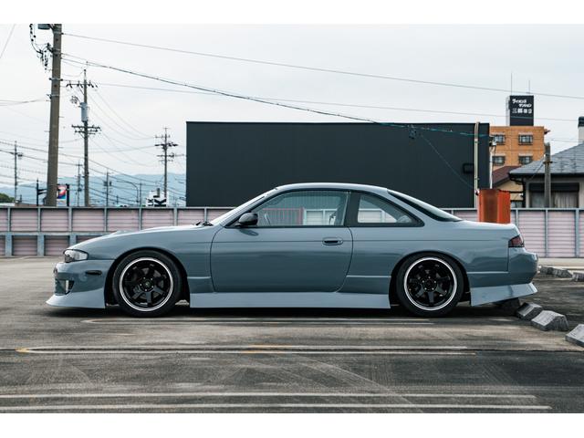 シルビア K’s 社外エアロ(F/S/R)Sparcoステアリング FRPボンネット HKSエアクリ 社外砲弾マフラー RGパワーラジエーター クスコ車高調 ORIGIN 17inchAW ADVANタイヤ(7枚目)