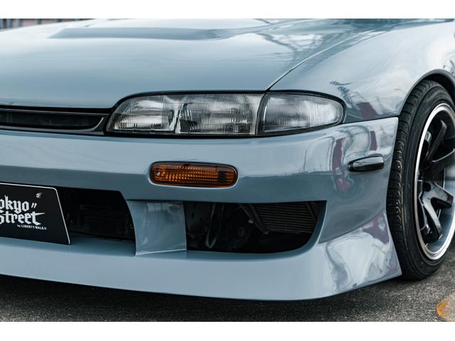 シルビア K’s 社外エアロ(F/S/R)Sparcoステアリング FRPボンネット HKSエアクリ 社外砲弾マフラー RGパワーラジエーター クスコ車高調 ORIGIN 17inchAW ADVANタイヤ(15枚目)