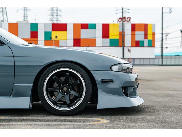 シルビア K’s 社外エアロ(F/S/R)Sparcoステアリング FRPボンネット HKSエアクリ 社外砲弾マフラー RGパワーラジエーター クスコ車高調 ORIGIN 17inchAW ADVANタイヤ(17枚目)