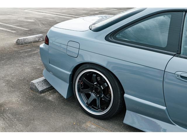 シルビア K’s 社外エアロ(F/S/R)Sparcoステアリング FRPボンネット HKSエアクリ 社外砲弾マフラー RGパワーラジエーター クスコ車高調 ORIGIN 17inchAW ADVANタイヤ(22枚目)