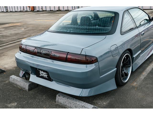 シルビア K’s 社外エアロ(F/S/R)Sparcoステアリング FRPボンネット HKSエアクリ 社外砲弾マフラー RGパワーラジエーター クスコ車高調 ORIGIN 17inchAW ADVANタイヤ(24枚目)