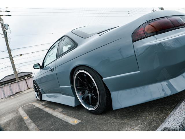 シルビア K’s 社外エアロ(F/S/R)Sparcoステアリング FRPボンネット HKSエアクリ 社外砲弾マフラー RGパワーラジエーター クスコ車高調 ORIGIN 17inchAW ADVANタイヤ(30枚目)