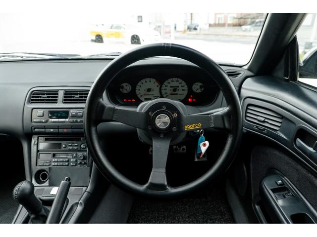 シルビア K’s 社外エアロ(F/S/R)Sparcoステアリング FRPボンネット HKSエアクリ 社外砲弾マフラー RGパワーラジエーター クスコ車高調 ORIGIN 17inchAW ADVANタイヤ(41枚目)