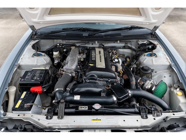 シルビア K’s 社外エアロ(F/S/R)Sparcoステアリング FRPボンネット HKSエアクリ 社外砲弾マフラー RGパワーラジエーター クスコ車高調 ORIGIN 17inchAW ADVANタイヤ(59枚目)