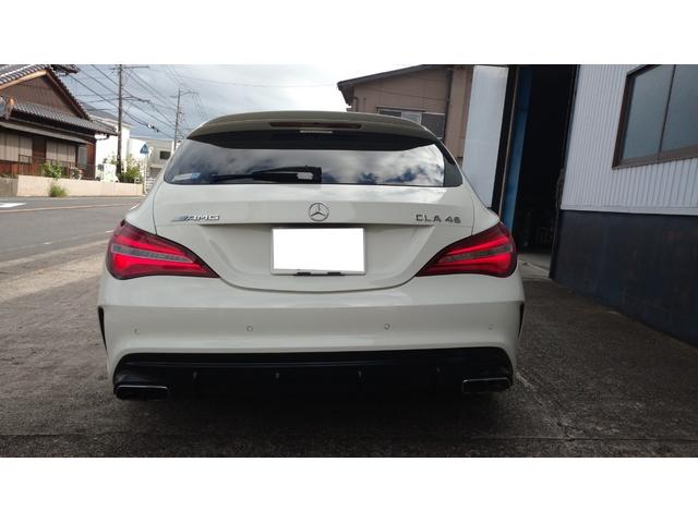 ＣＬＡクラス シューティングブレーク ＣＬＡ４５　４マチック　シューティングブレーク　後期モデル　レーダーセーフティＰＫＧ　パノラマスライディングルーフ　Ｇナビ　ＴＶ　バックカメラ　黒革　シートヒーター　パワーシート　ＬＥＤヘッドライト　１８インチＡＷ　キーレスゴー　パワーバックドア（3枚目）