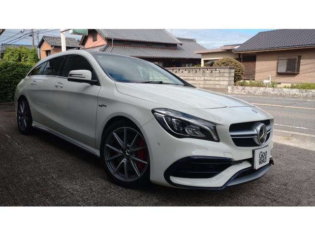 ＣＬＡクラス シューティングブレーク ＣＬＡ４５　４マチック　シューティングブレーク　後期モデル　レーダーセーフティＰＫＧ　パノラマスライディングルーフ　Ｇナビ　ＴＶ　バックカメラ　黒革　シートヒーター　パワーシート　ＬＥＤヘッドライト　１８インチＡＷ　キーレスゴー　パワーバックドア（7枚目）