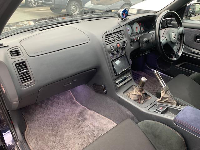 スカイライン GT-R Vスペック RAYS18AW フロントレカロシート NISMO320kmメーター NISMO3連メーター HKSブーストコントローラー HKSターボタイマー DefiアドバンスBFメーター&コントロールユニット(13枚目)