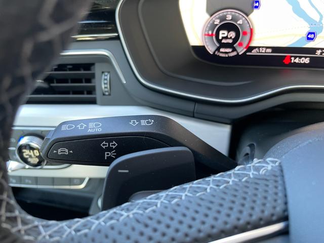 Ａ４ ４０ＴＤＩクワトロ　Ｓライン　元デモカー　ブラックスタイリングパッケージ　Ａｕｄｉｓｐｏｒｔ１９インチホイール　マトリクスＬＥＤヘッドライト　アダプティブクルーズコントロール（23枚目）