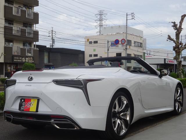 ＬＣ ＬＣ５００　コンバーチブル　ユーザー買取車・新車保証・赤革シート・２１ＡＷ・ドライブレコーダー・シートヒーター＆シートクーラー・ステアリングヒーター・フルセグＴＶ・ヘッドアップディスプレイ・トヨタセーフティセンス（40枚目）