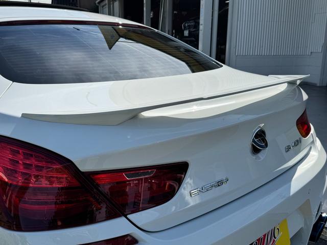 ６シリーズ ６４０ｉグランクーペ　ＥＮＥＲＧＹコンプリート車　フルエアロキット　２１インチＡＷ　４本出しマフラー　サンルーフ　車高調　カーボン調ミラーカバー　ベージュレザーシート　シートヒーター　スロコン　ＥＴＣ（46枚目）